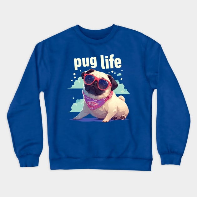 pug life Crewneck Sweatshirt by StevenBag